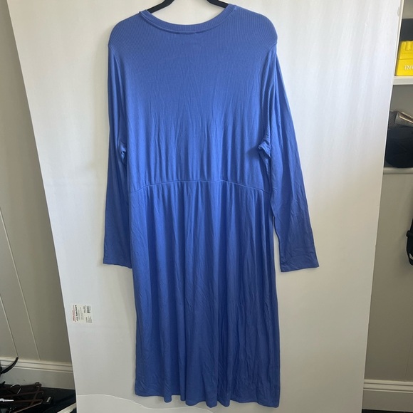 Lane bryant Twist-Waist Ribbed Midi Dress size 18/20 - Picture 7 of 8